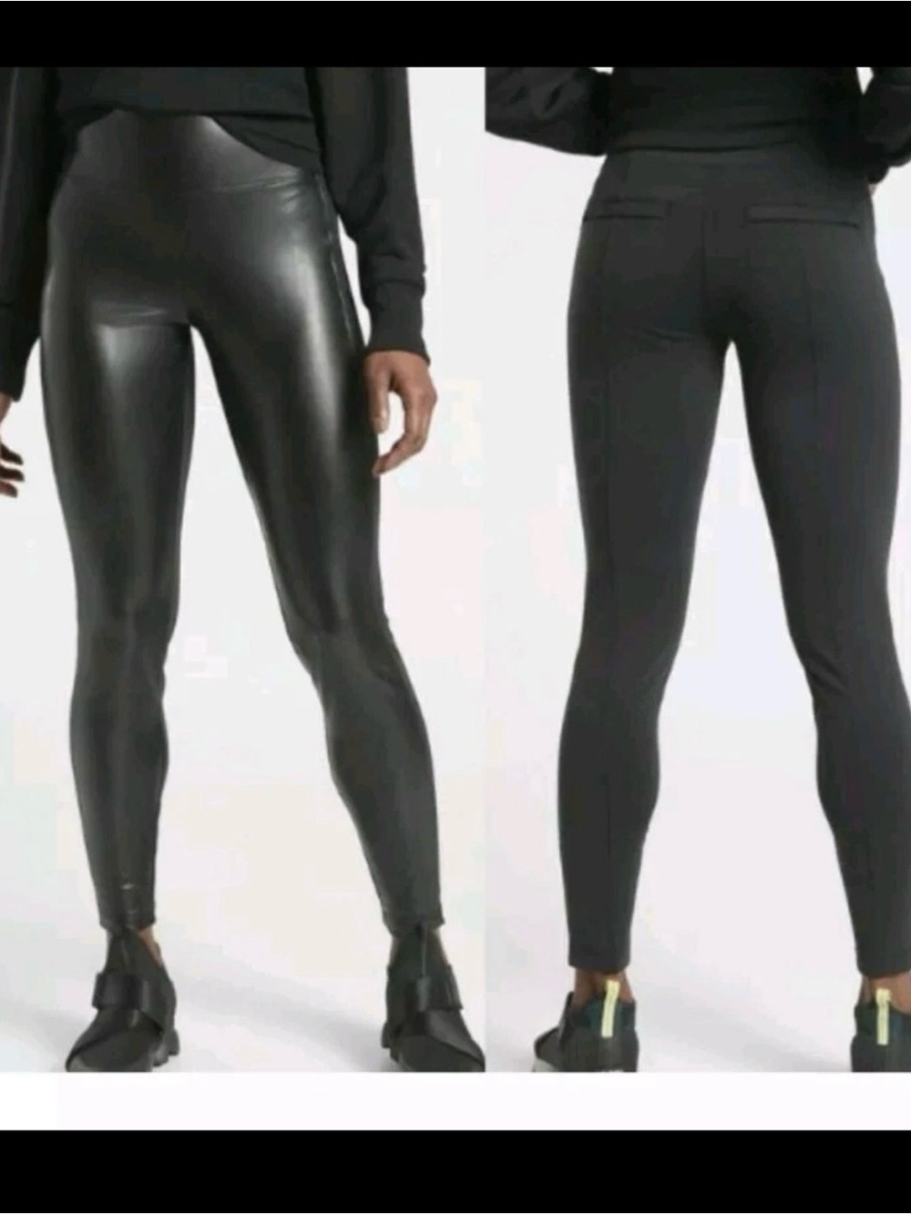 Athleta Shiny Delancey High-Rise Tight in black